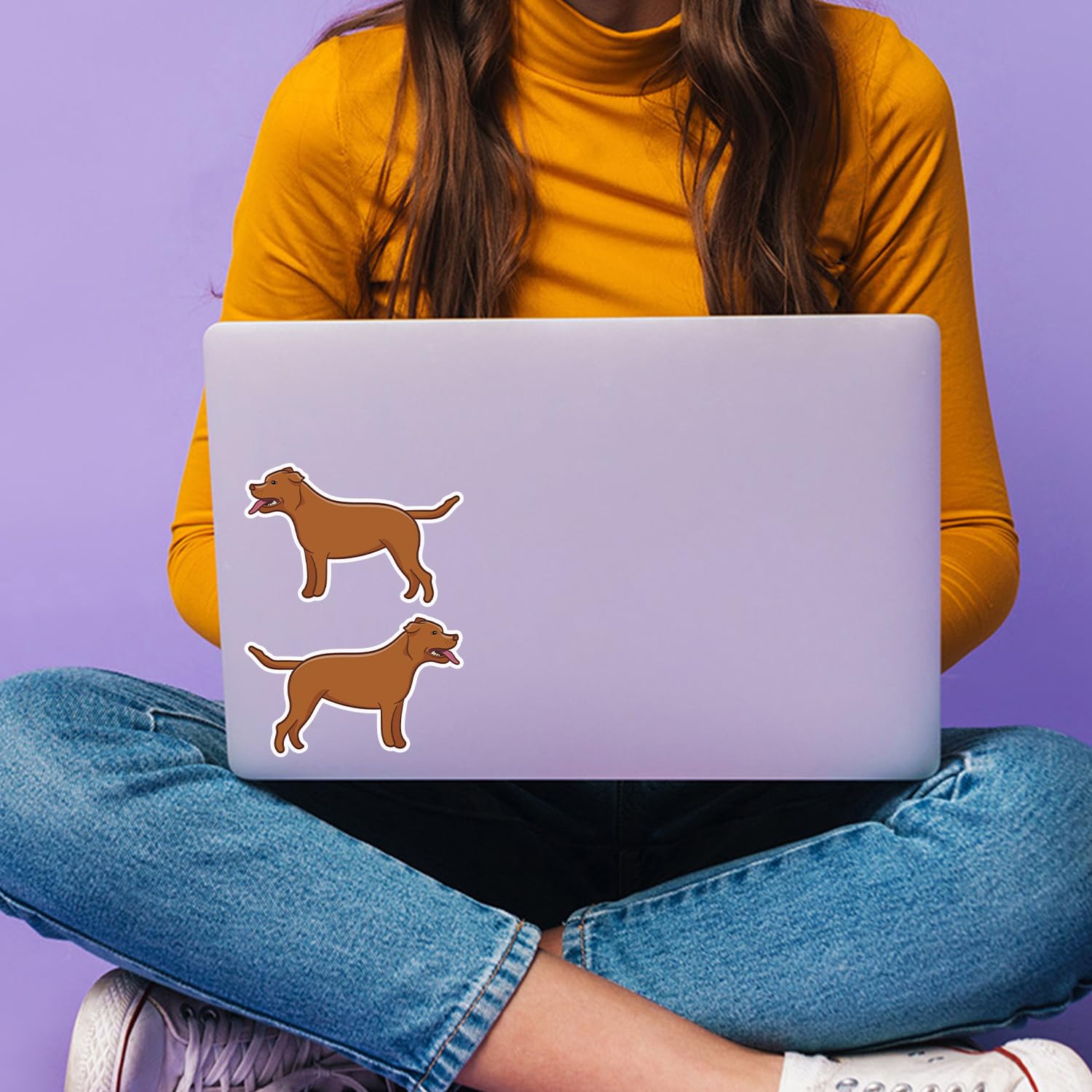 2 Adesivi In Vinile A Forma Di Cuore Con Simpatico Staffordshire Bull Terrier. Perfetti Per Laptop, Auto E Progetti Creativi!