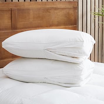 DOWNLITE 3-in-1 Adjustable Down Alternative Pillow By Stearns & FosterTM Hypoallergenic - Jumbo Standard/Queen