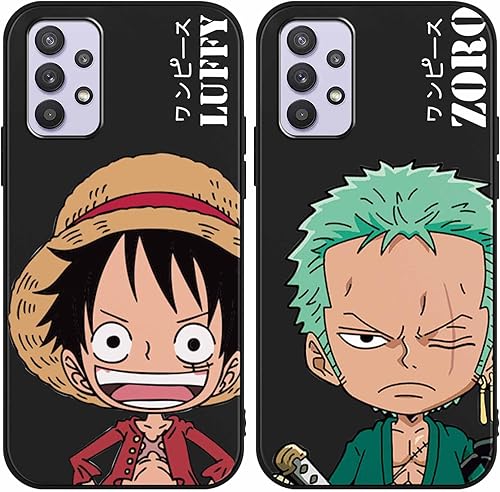 Miniatura 1 de 2 fundas geniales para Samsung Galaxy A32 4G de silicona de 6.4 pulgadas, personajes de dibujos animados de anime japonés para hombres, niños,