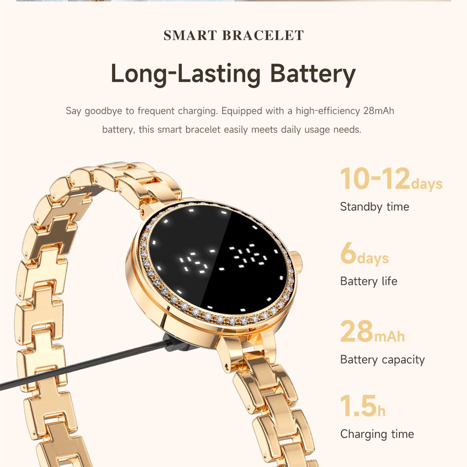 findtime Fitness Tracker d'Activité Bracelet Intelligent Podomètre Bracelet Connecté Montre Bracelet Sport Podometre Marche Pas et km