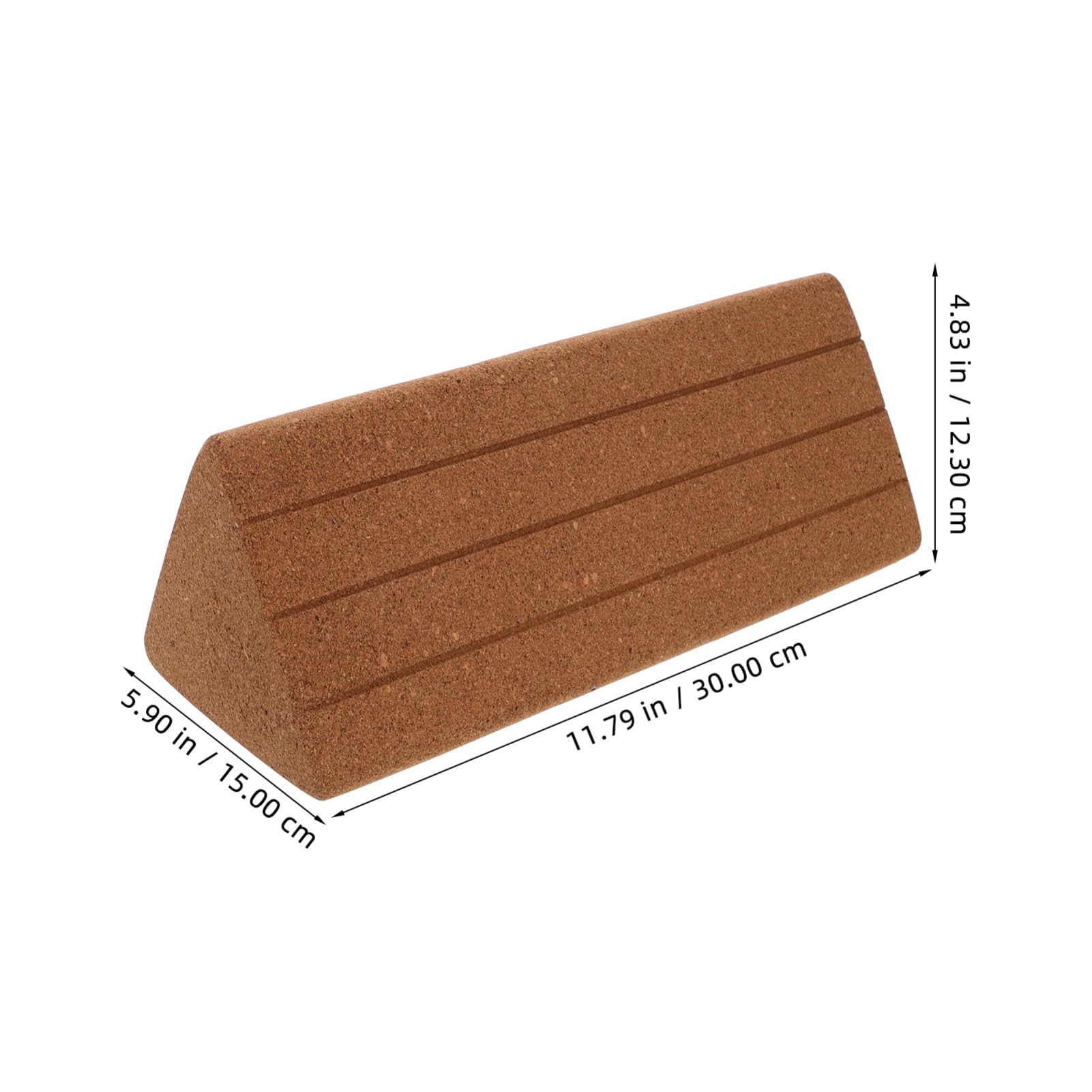 INOOMP Bloques De Yoga Triangulares Antideslizantes Bloques De Corcho Suaves Accesorios De Yoga Entrenamiento Casa