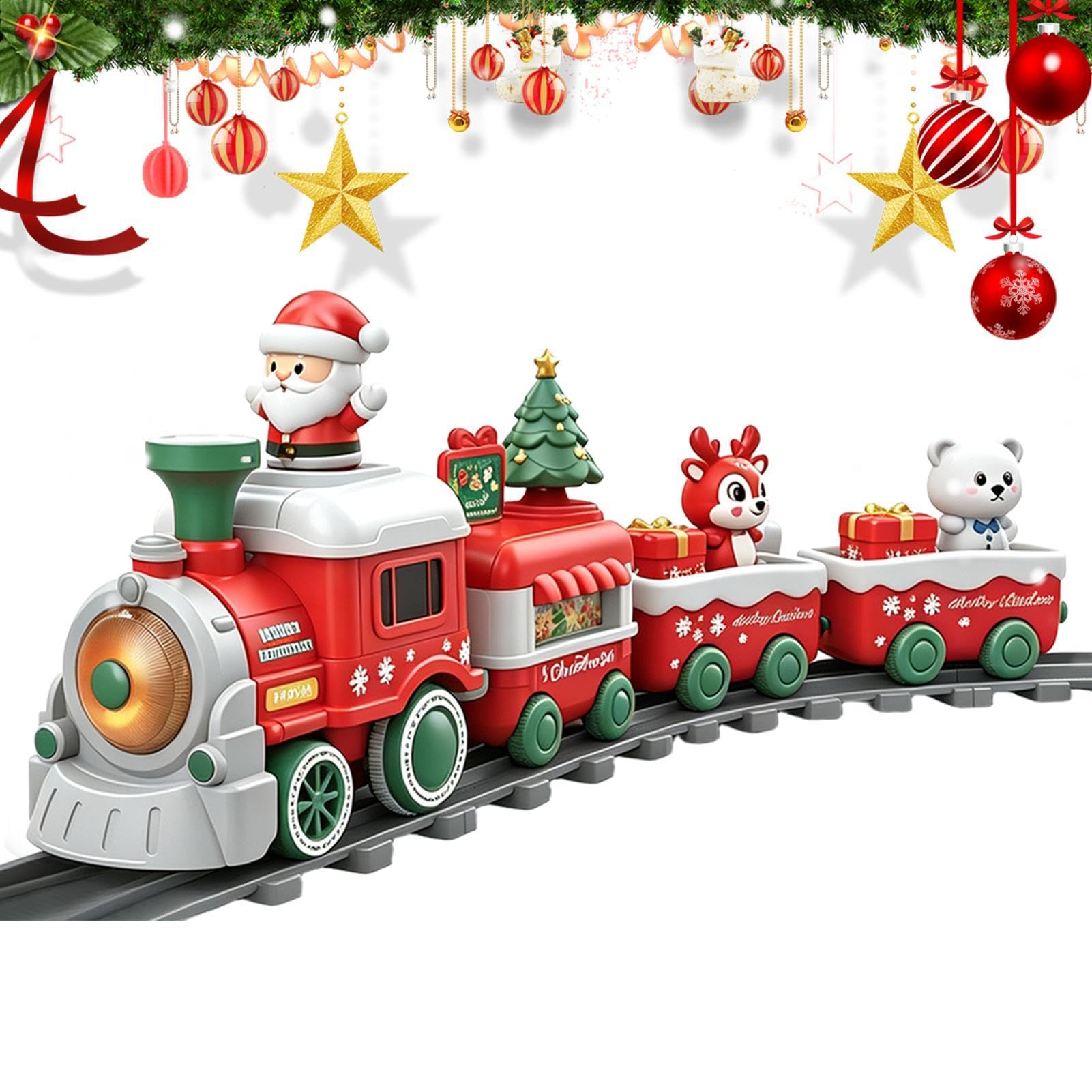 Generico Trenino Giocattolo di Natale Locomotiva Natalizia con e Suoni