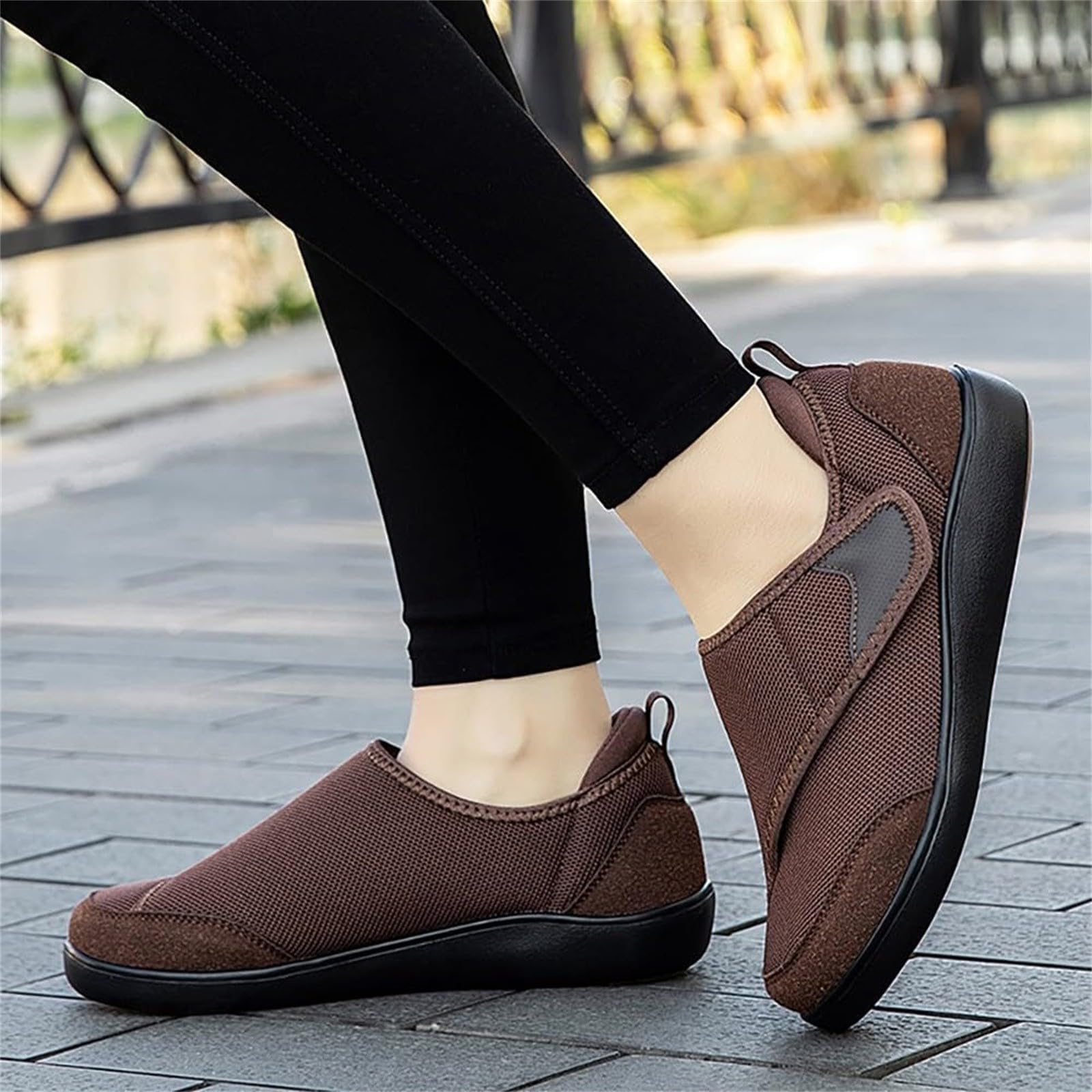 Zapatos para diabéticos para mujer y hombre, pantuflas ortopédicas hinchadas, ligeras, anchas, para caminar, zapatos de salud, para personas mayores, zapatos casuales, zapatos de fitness, zapatos para