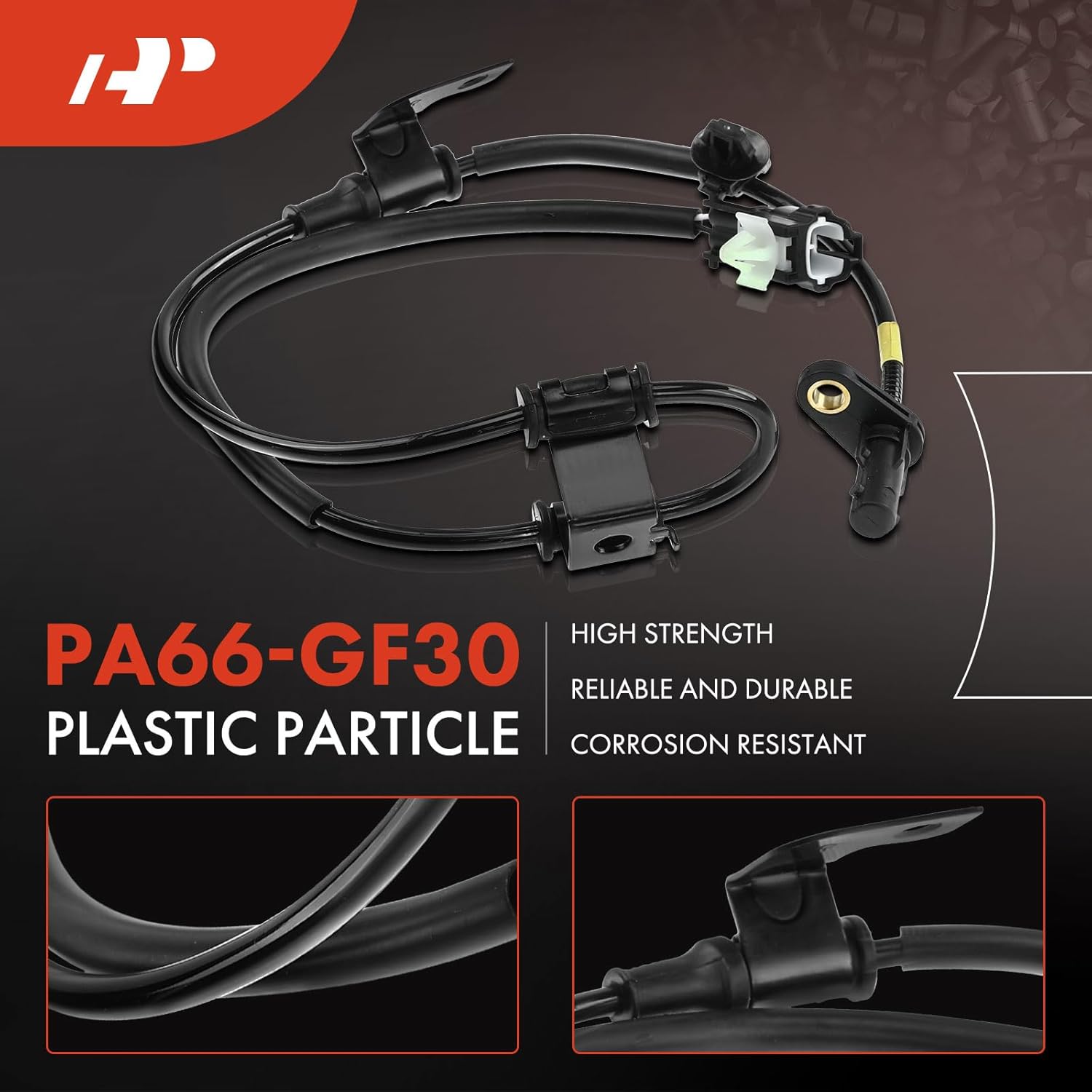 A-Premium Front Right ABS Wheel Speed Sensor - Compatible with Kia Models - Optima 2011 2012 - Front Passenger Side, Replaces 59830-2T500