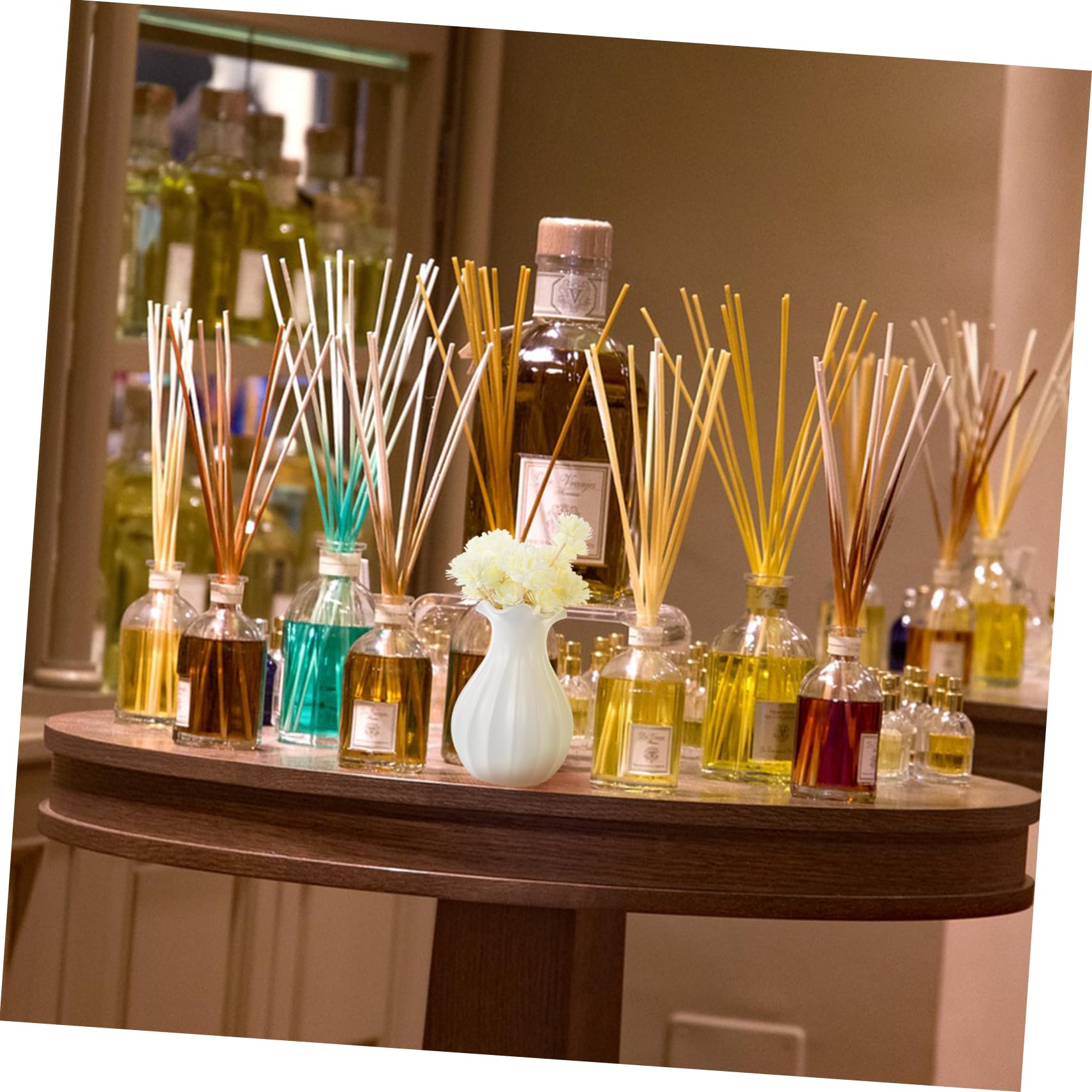 ABOOFAN Bote Mikado Vacio 300 Piezas Rota Aromaterapia Flores Artificiales Artificial Flowers Decoración para El Hogar Difusor Fragancias Perfume Flores Secas Palitos Aceite Esencial para Mujeres