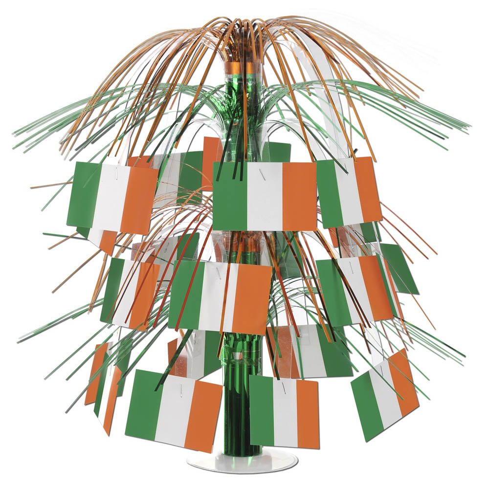 Drapeau Irlandais Centre de Table Cascade Beistle Décoration de Fête 45cm