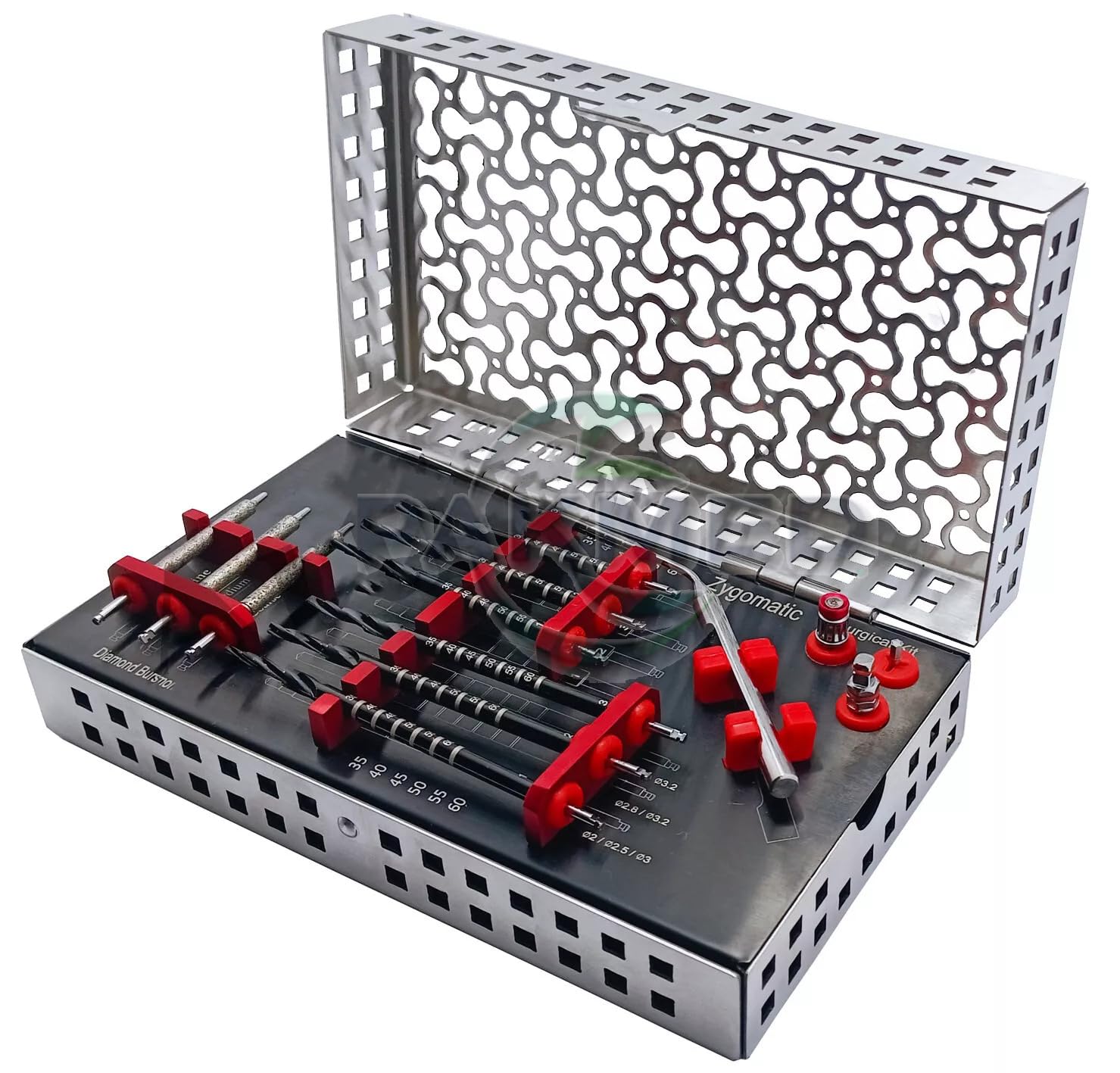 MEDESA Dental Implant Zygomatoc Kit For zygomatic implant placement zygomatic implant socket preparation Zygoma Bone Zygomatic Implant kit Depth Gauge & Torque Wrench