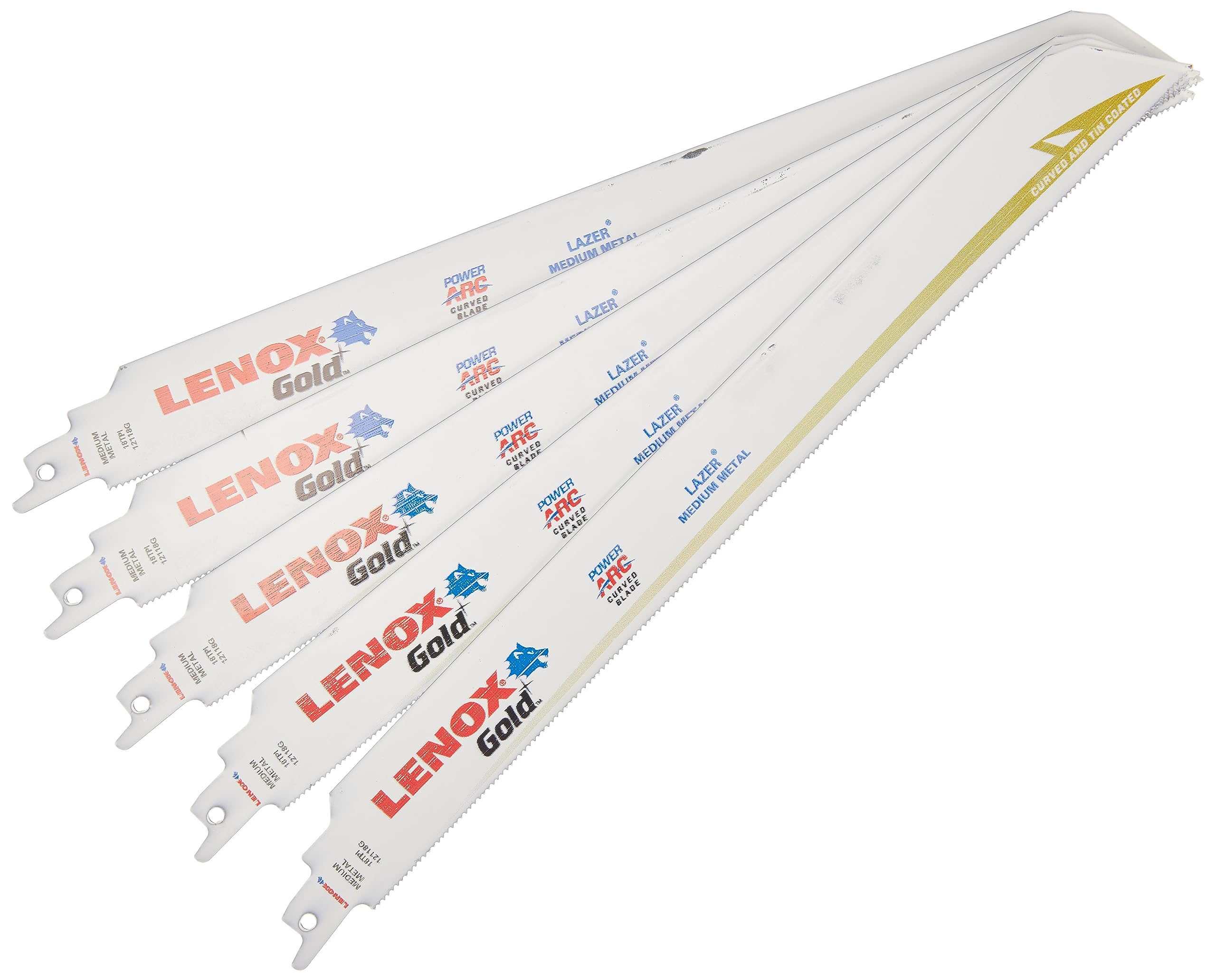 SHANK CD11枚セット LENOX Tools 2110212118GR Gold Power Arc Reciprocating Saw Blade