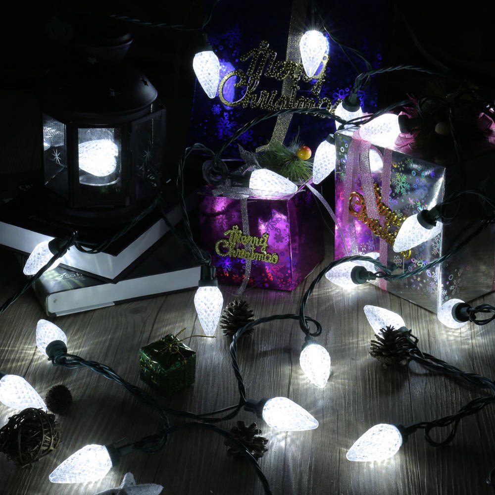 Luces de Navidad C9 para decoraciones navideñas al aire libre 3