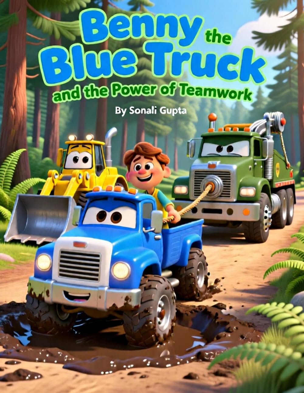 Benny the Blue Truck and the Power of Teamwork: A Gentle Story About Helping, Friendship, and Working Together (Smart Stories for Growing Minds)