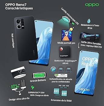 OPPO Reno7, Dual, 128GB 8GB RAM, Cosmic Black: Amazon.de