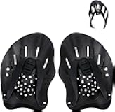 Contour Swim Paddles Hand, Swim Training Hand Paddles with Adjustable Straps, Swimming Hand Paddles for Women and Men