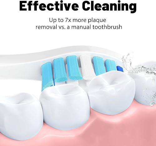 Miniatura 4 de Cabezales de cepillo de dientes de repuesto compatibles con cepillos de dientes eléctricos recargables Philips Sonicare, cabezales de cepillo de