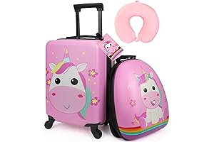 Sparkle Like a Unicorn: Kids Unicorn Luggage Set for Girls