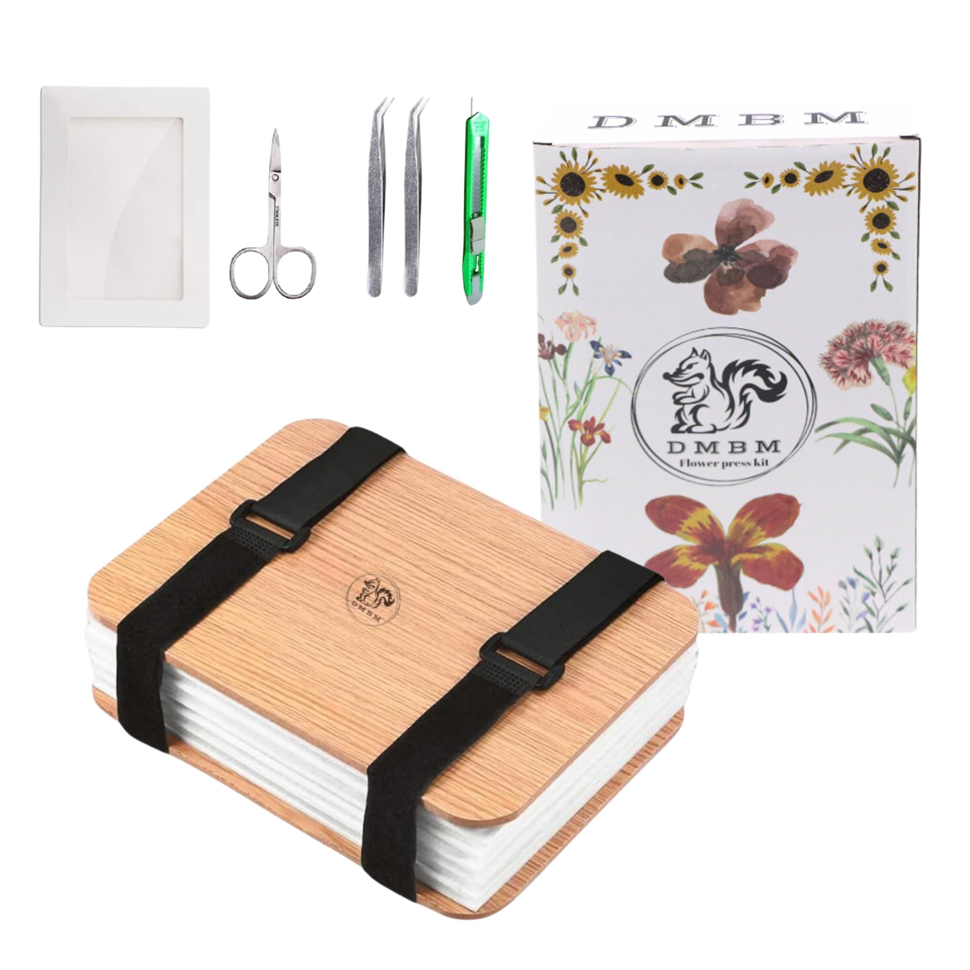 Amazon.com: DMBM Wooden Flower Press for Adults 6 Layers 8.27 x