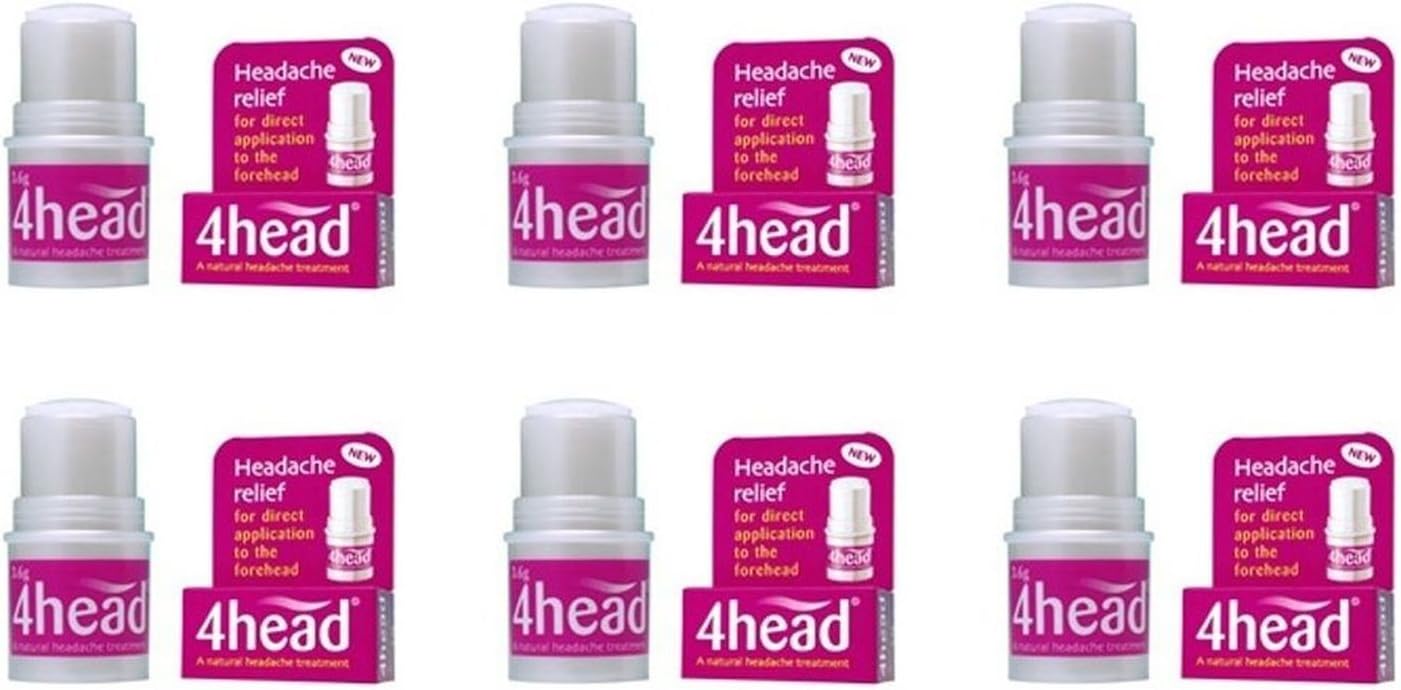 Dendron 4Head Headache Treatment 3.6.g - Pack of 6