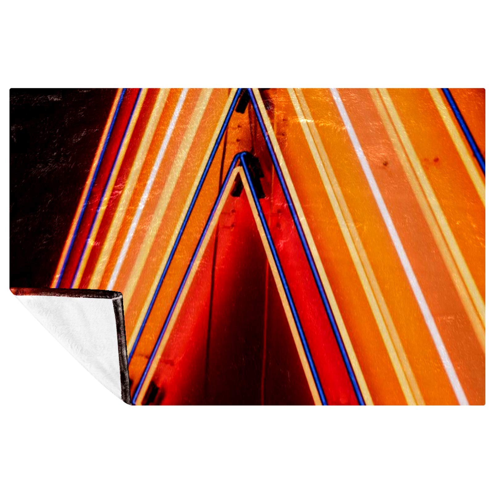 Couverture douce et chaude pour lit canapé pique-nique camping plage