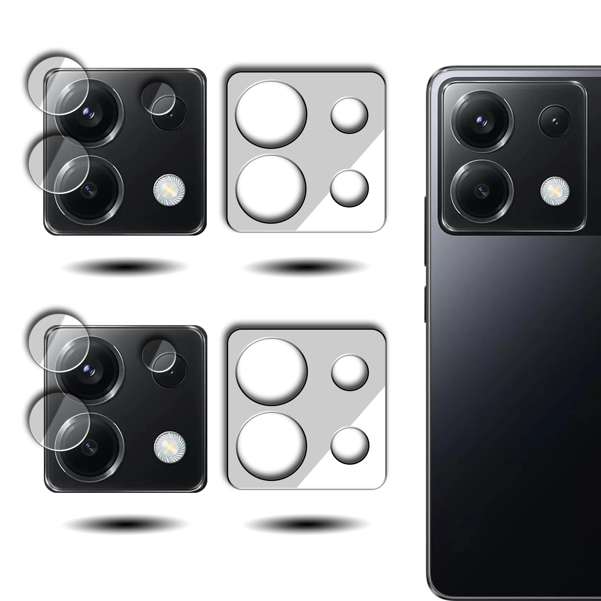 Mobile Camera Lens Protector For Poco X6 5G (Camera Lens Protect from The Scratches) (Pack of 2) (B0CTYLFWZR) Amazon Price History, Amazon Price Tracker