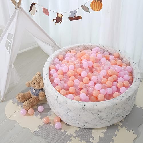Vista 47 de STARBOLO Ball Pit Balls for Toddlers Phthalate Free BPA Free Non-Toxic Crush Proof Play Balls for Toddlers Kids Pool Playhouse Pack of 100 200 500