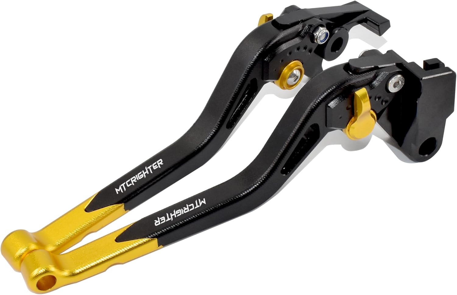 Long Size Brake Lever Clutch Lever for Honda CB500X CB500F CBR500R 2022-2025, CNC Aluminum Alloy Made (Black)