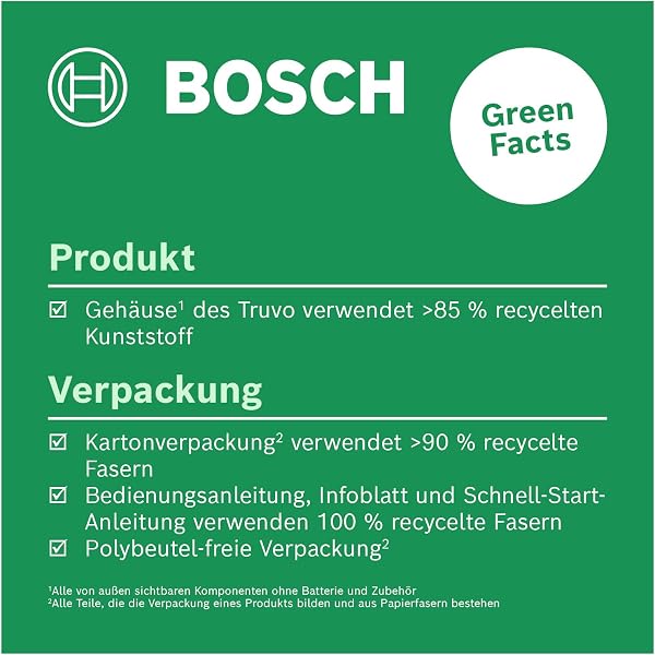 Bosch Ortungsgerät Truvo der 2. Generation (einfache Ein-Knopf-Bedienung, einfaches Orten von stromführenden Kabeln und Metallobjekten, Wandscanner bis 70mm, im E-Commerce Karton) - 4