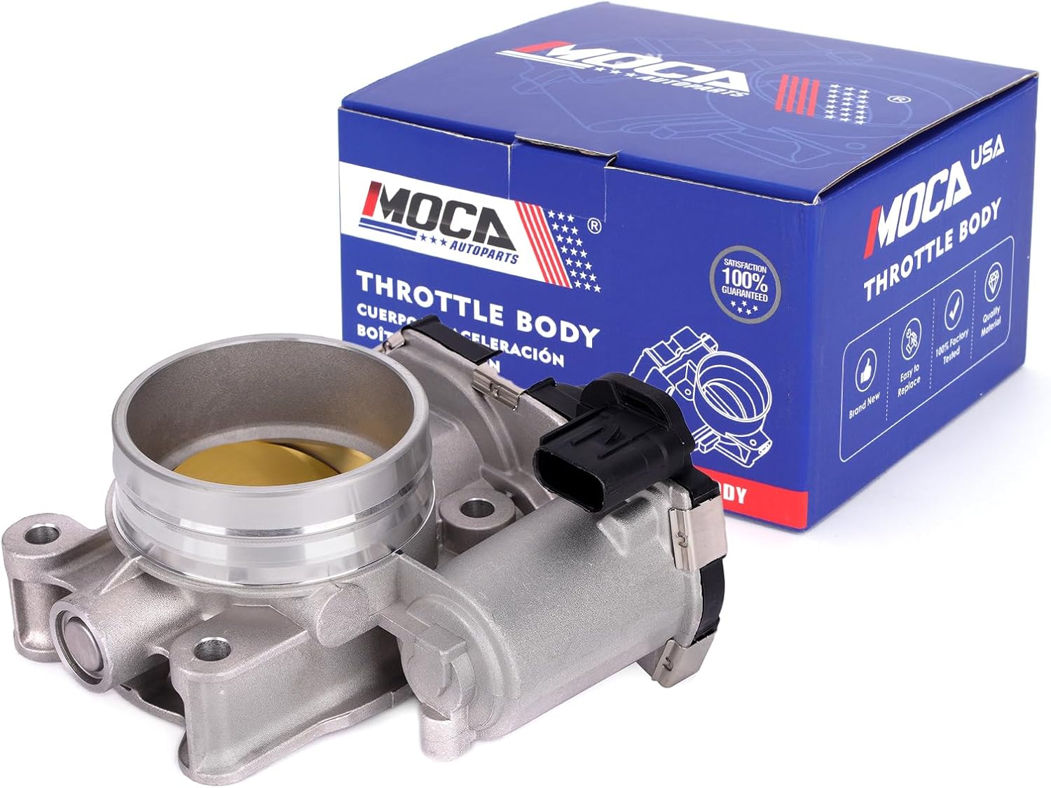 MOCA S20500 Throttle Body Compatible with 2016-2020 for Buick Envision 2.0L, 2013-2019 for Cadillac ATS 2.0L, 2016-2023 for Chevrolet Camaro 2.0L, 2018-2020 for GMC Terrain 2.0L