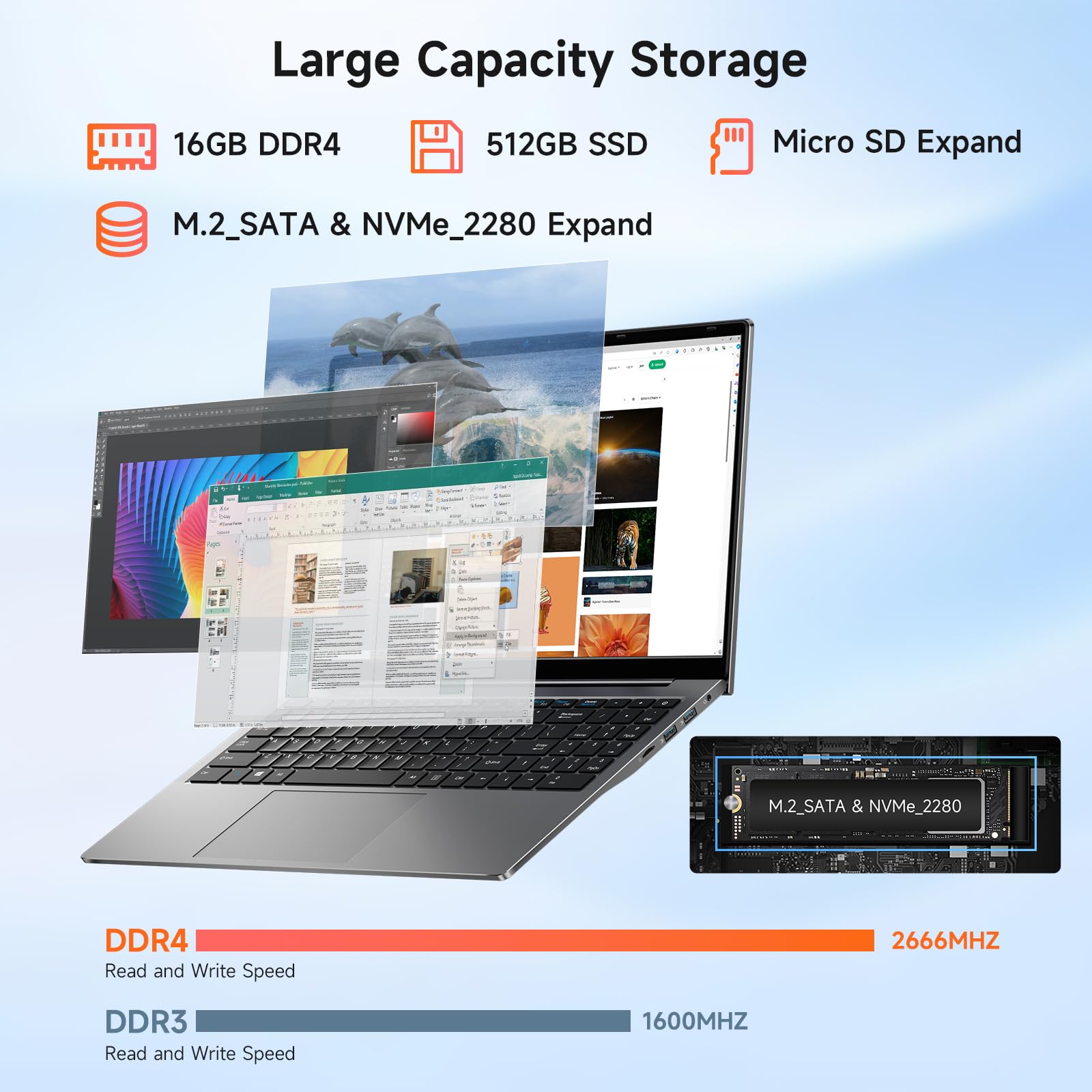 Notebook B Max Snapklik.com : Bmax Notebook 156” Laptop PC, 16GB DDR4 512GB SSD Alder ...