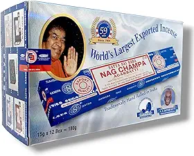 Incenso Nag Champa Satya Sai Baba Cx.12un.15 g