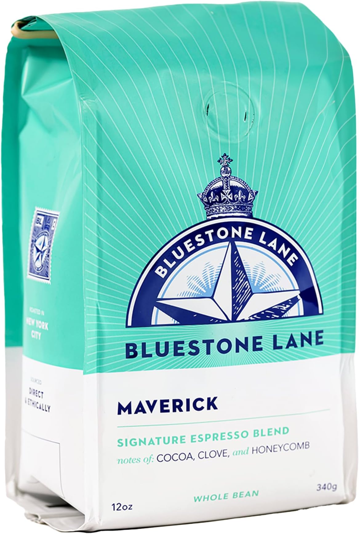 Coffee Beans, Maverick Espresso, Medium Roast, Whole Bean, 12 Ounce Bag