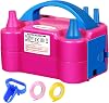 FLSEPAMB Electric Balloon Pump 600 W Motor Balloon Pump Electric Small with 2 2 Nozzles Intelligent 2 Mode Pump Electric Portable Balloon Pump