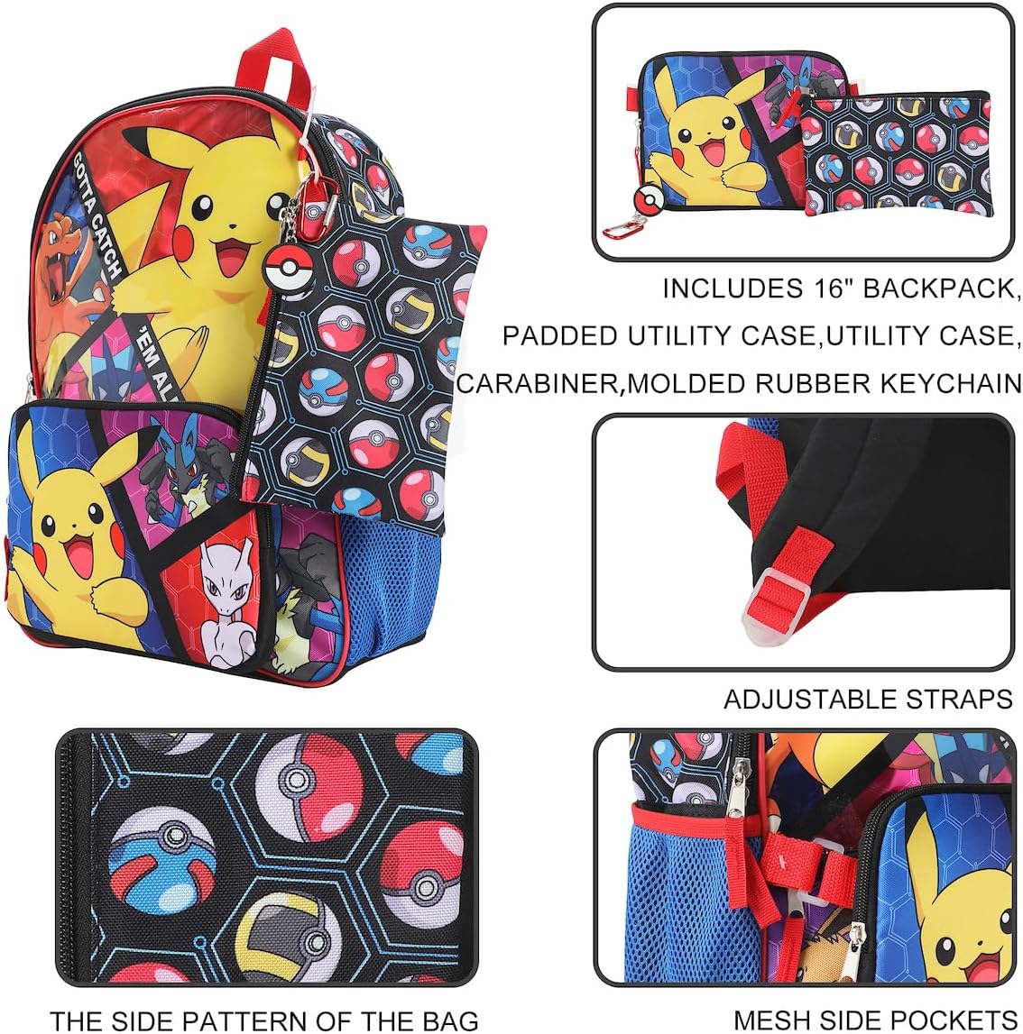 Bioworld Boys Youth Five Backpack Little