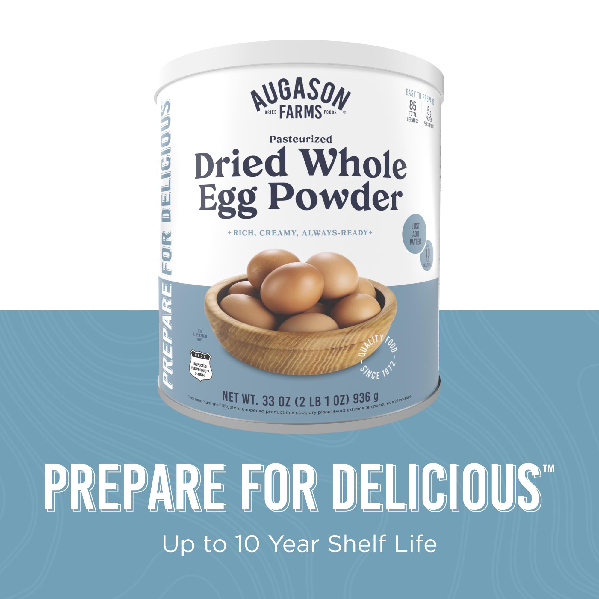 Augason Farms Whole Egg Product 33 oz #10 Can : Amazon.co.uk: Grocery