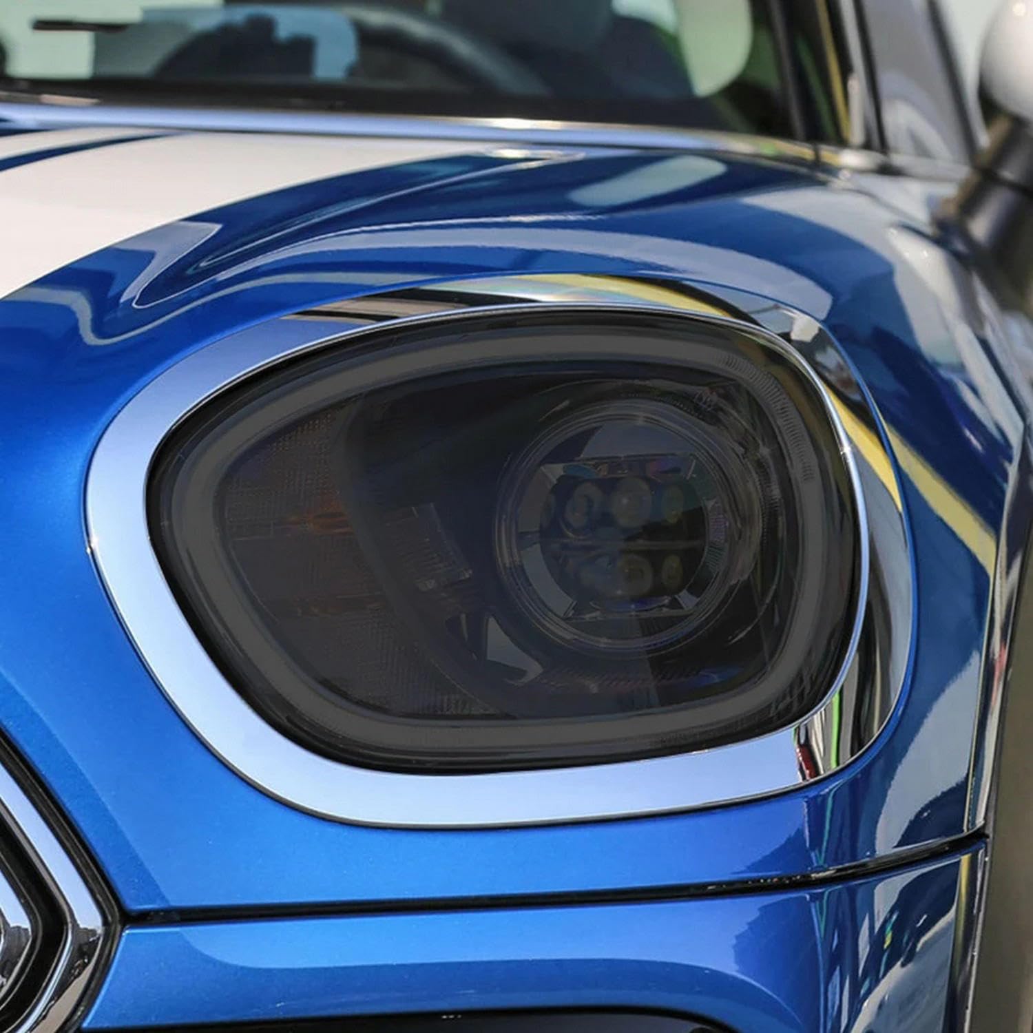 Film protecteur phare MINI Cooper Countryman F60 tpu transparent noir Gerrit