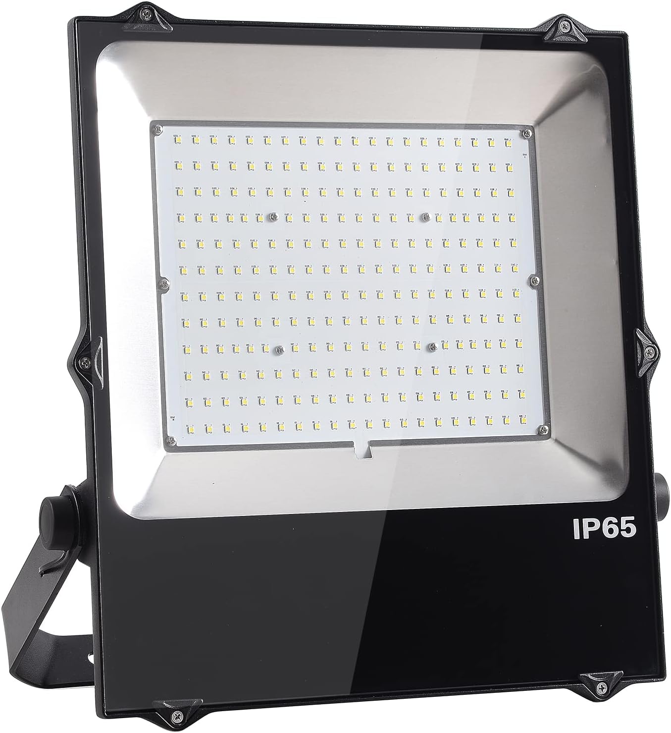 OSTEK 200W LED Flood Light 26000LM Outdoor Super Bright Security Light, 5000K IP65 Waterproof LED Work Light with Yoke Mount for Stadium Lawn, Playground, Backyard, Garden