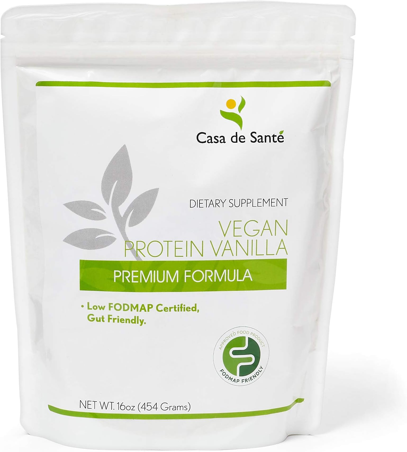 Low FODMAP Certified Elemental Vegan Protein Powder IBS