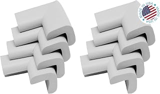 Kidkusion 8 Piece Corner Guards Cushion, Taupe