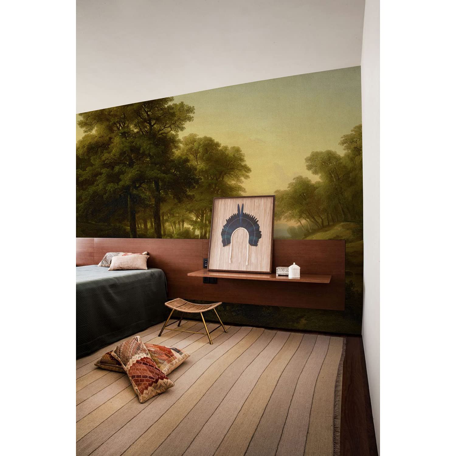 Papier peint latex River Sunset 208x146cm pour decoration murale de salon