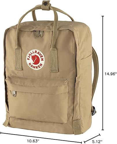 Vista 74 de Fjallraven Mochila Kanken Classic para el diario Azul cielo