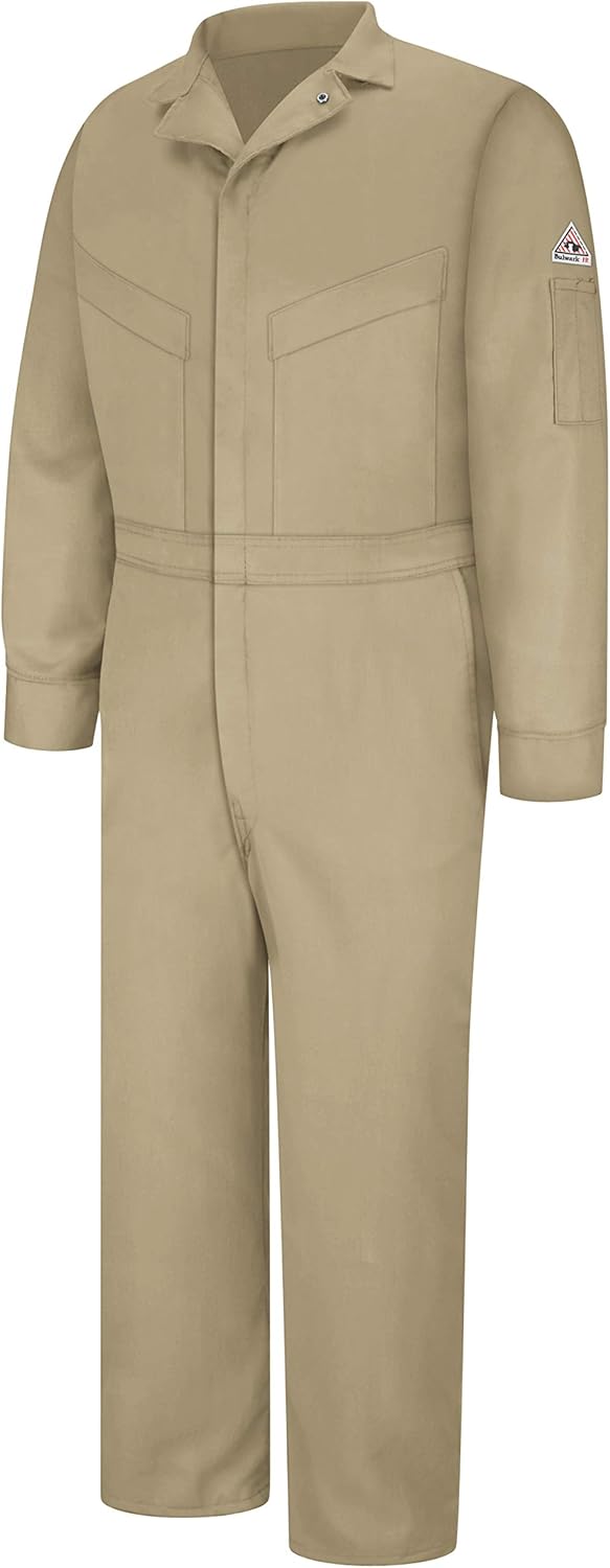 Bulwark FR Men's Lightweight Excel FR ComforTouch Deluxe Coverall: Clothing, Shoes & Jewelry