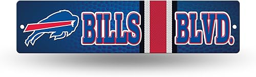 Miniatura 35 de Señal de calle de plástico NFL Rico Industries 4" x 16" Alternativo