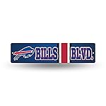 Rico Industries NFL Buffalo Bills 16-Inch Plastic Street Sign Dcor, 3.75 x 16-