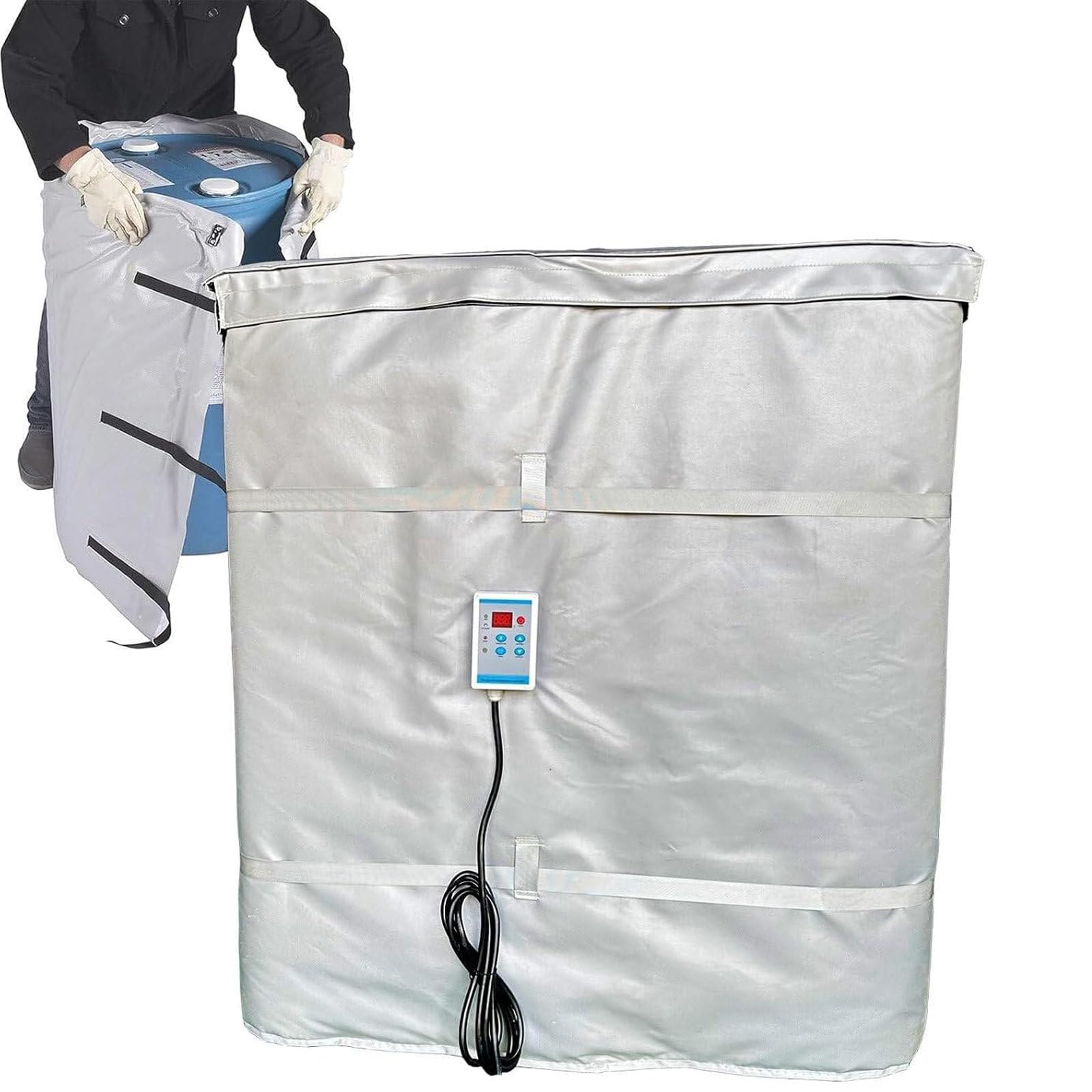 Electric Barrel Heater Jacket for 55 Gallon Drums with Full Cover 1000L
