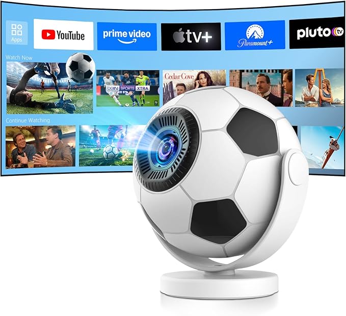Eroshoo Smart Mini Projector: Compact 4K Support for Home and Travel