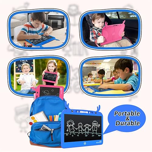 Miniatura 3 de BANGEL Juguetes para niños de 3 4 5 6 7 años tableta de escritura LCD de 135 pulgadas tableta de dibujo electrónica colorida regalo de cumpleaños