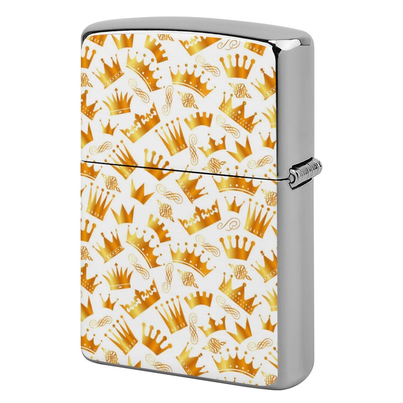 Amazon.co.jp: ZIPPO兼用ケース 黄金の王冠 ライターケース