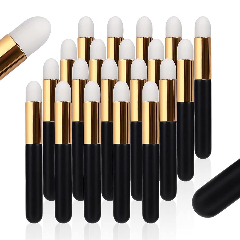 BEYELIAN Kit com 20 Pincéis para Limpeza de Cílios, Branco