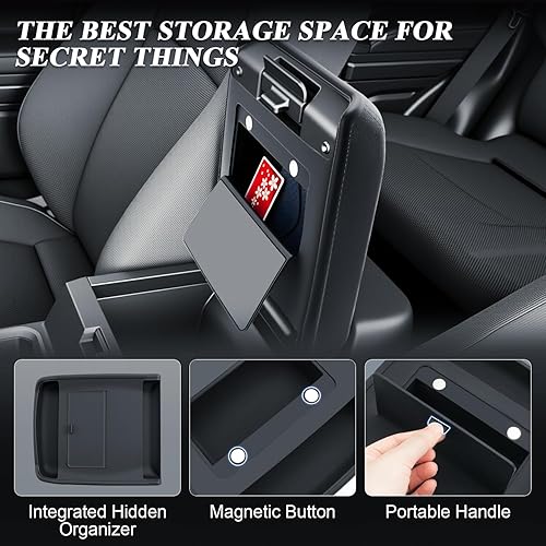 Vista 10 de BIBIBO Funda para reposabrazos de consola central Subaru Crosstrek 2024, cojín para reposabrazos 2023 2024 Subaru Crosstrek /2024 Subaru Impreza