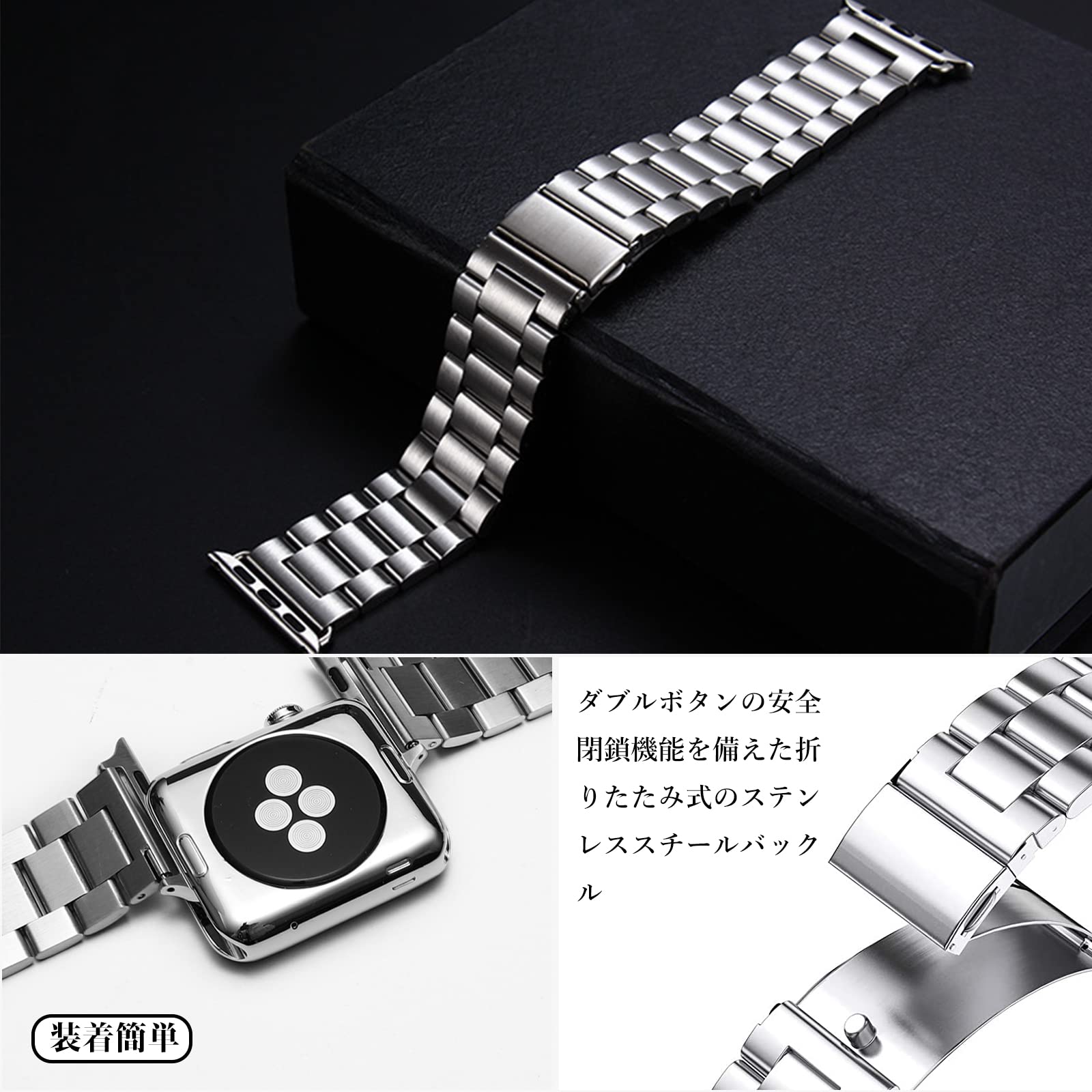 Amazon.co.jp: [GOCROWEEN] for Apple Watch8/7 用 バンド