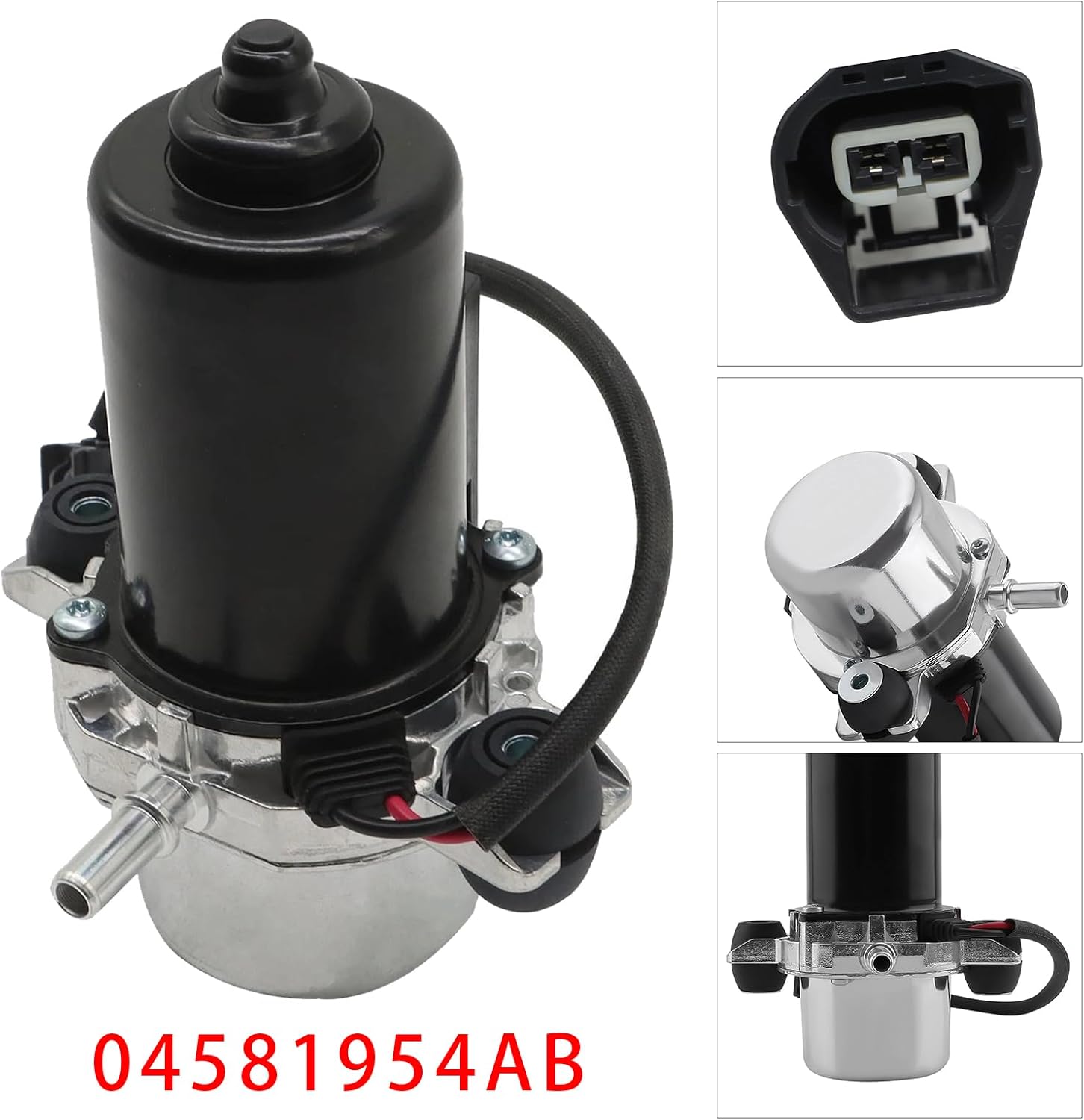 Areyourshop Brake Booster Vacuum Pump For Jeep Grand Cherokee 3.0L 3.6L 2016-2019 For Dodge Durango 3.6L 2016 2017-2019 4581954AB, 4581954AA