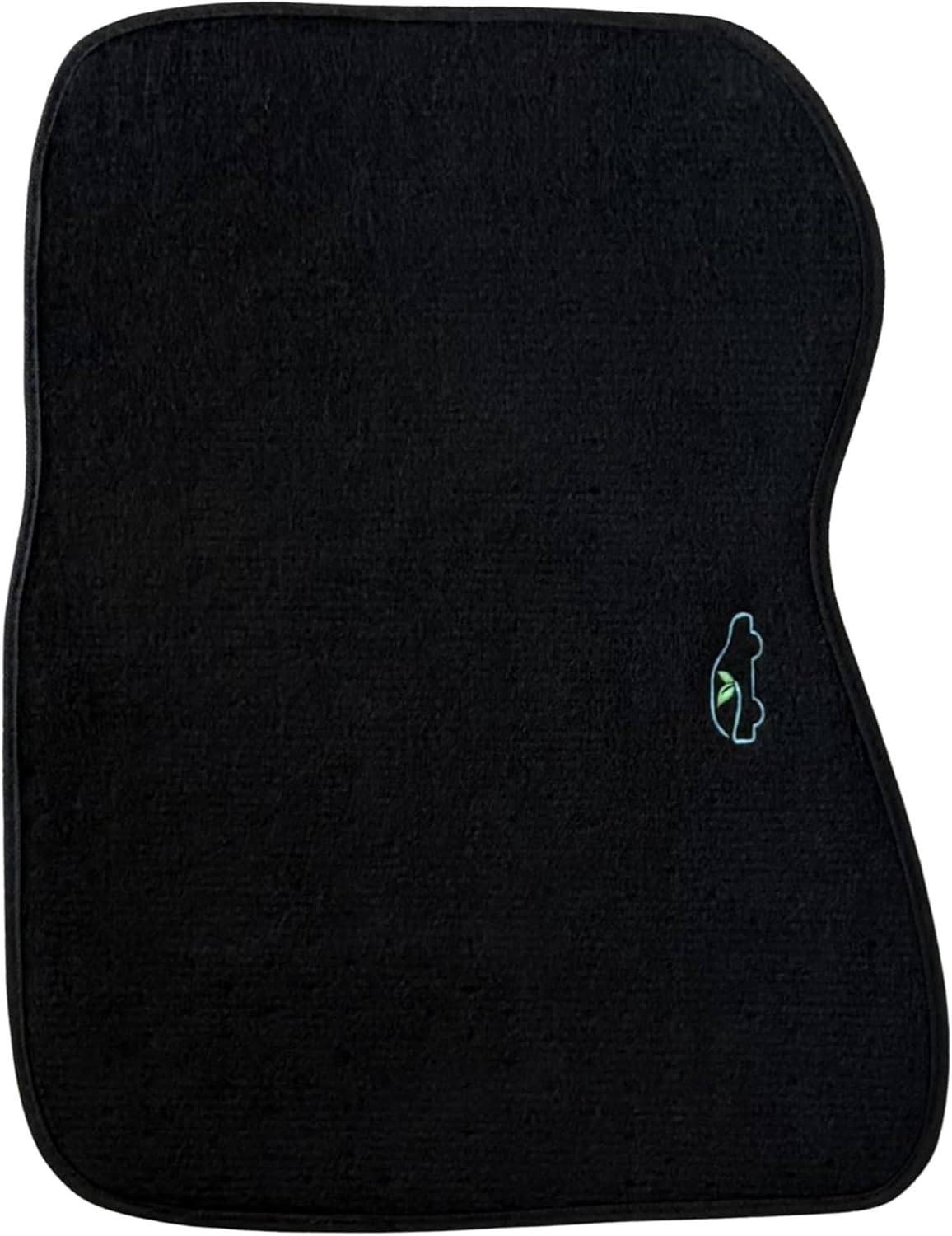 CycledMats Carpet Floor Mats Custom Fit for 2012 to 2018 Ford Focus Hatch and Focus Sedan, with Non-Slip Driver Heel Pad and Safety Locks, Front and Rear Set, Black